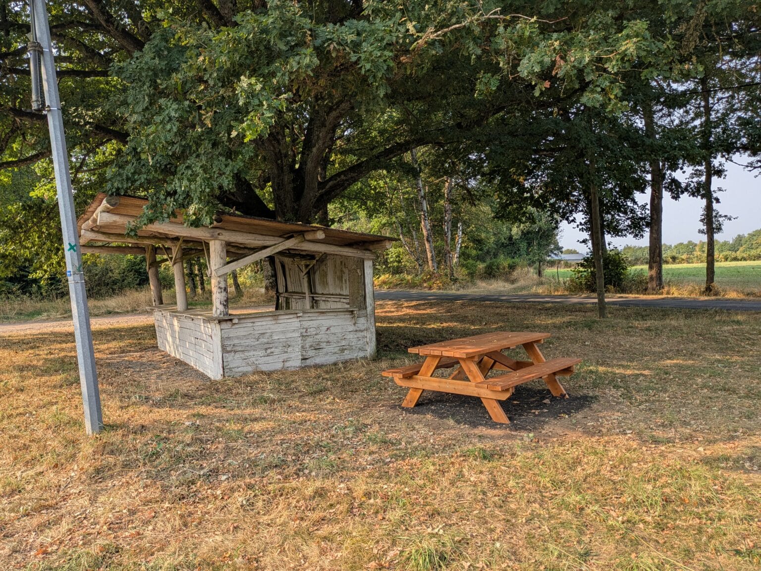 table vers tir aux pigeons sur D110
